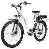 ANCHEER 26 inch 350W Electric Bike for Adult, 15Ah 540Wh Battery Power...