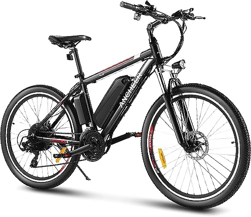 ANCHEER Electric Bike for Adults, Ebike 26'' Electric Bicycle, 20MPH...