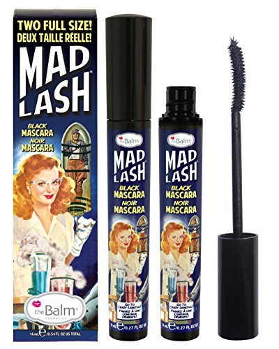 theBalm Mad Lash Voluminous Water-Resistant Mascara( 1 pack of 2)