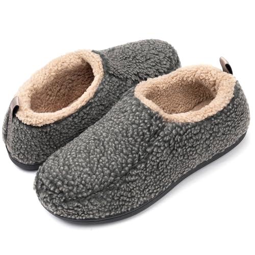 RockDove Men's Nomad Slipper with Memory Foam, Size 8-9 US Men, Light...