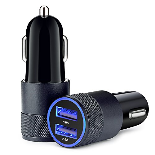 Car Charger,Sicodo 3.4A 2 Pack USB Smart Port Charger Compatible with...