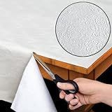 Quilted Heavy Duty Table Pad Protector with Flannel Backing - Cut to...