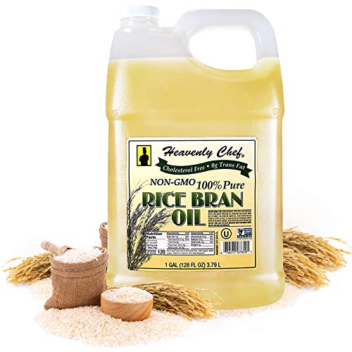 RICE BRAN OIL | 1 Gallon (128 Ounces) | Kosher | All- Natural, Made...