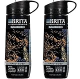 Brita Black Camo Hard Sided Water Bottle With Filter 23.7 Ounce (Pack...