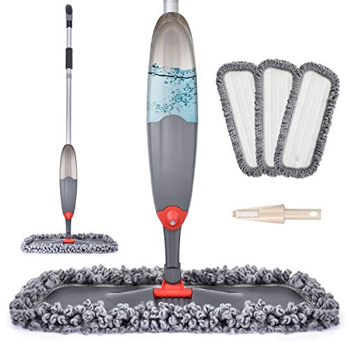 Spray Mop for Floor Cleaning, Domi-patrol Microfiber Floor Mop Dry Wet...