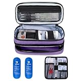 Yarwo Insulin Cooler Travel Case, Double-Layer Diabetic Travel Case...