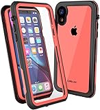 CellEver Clear Waterproof Case for iPhone XR, Protective Full Body...