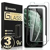 Wanski Tempered Glass Screen Protector for iPhone Xs, iPhone X, iPhone...