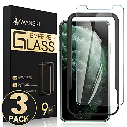Wanski Tempered Glass Screen Protector for iPhone Xs, iPhone X, iPhone...