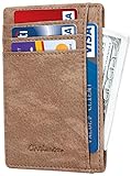 Chelmon Slim Wallet RFID Front Pocket Wallet Minimalist Secure Thin...