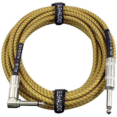 GLS Audio Instrument Cable - Amp Cord for Bass & Electric Guitar -...