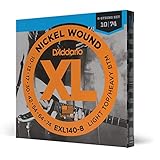 D'Addario Guitar Strings - XL Nickel Electric Guitar Strings -...