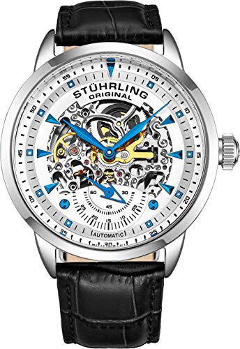 Stuhrling Original Mens Skeleton Automatic Dress Watch for Men with...