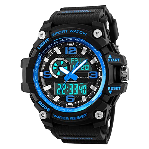 Mens Digital Watches 50M Waterproof Outdoor Sport Watch Military...