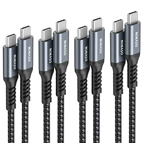 USB C to USB C Fast Charging Cable 60W 4-Pack[10ft+6.6ft+3.3ft+1ft],...