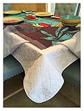 Brilliant Home Design First Quality Quilted Table Protectors - Quilted...