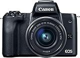 Canon EOS M50 Mirrorless Vlogging Camera Kit with EF-M 15-45mm Lens,...