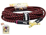 SRADIO Guitar Instrument Cable 10 Foot, AMP Cord Straight 1/4-Inch TS...