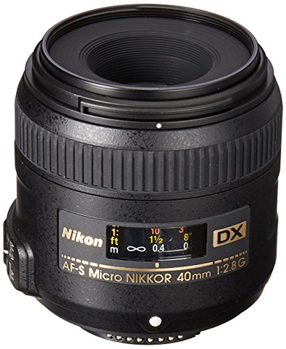 Nikon AF-S DX Micro-NIKKOR 40mm f/2.8G Close-up Lens for Nikon DSLR...
