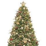 KI Store 6ft Christmas Tree with Ornaments and Lights Remote and Timer...