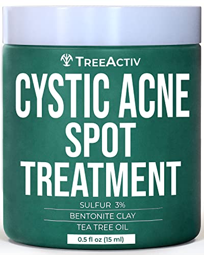 TreeActiv Cystic Acne Spot Treatment, Hormonal Acne Treatment &...