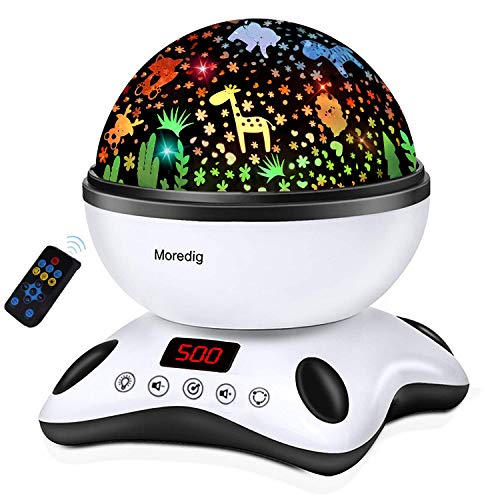 Moredig Night Light Projector, Kids Night Light with Remote and Timer,...