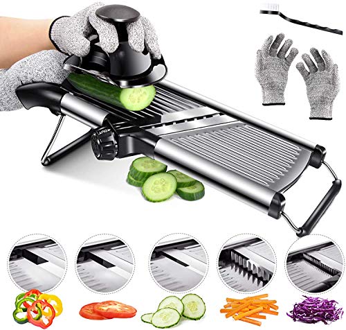 Mandoline Food Slicer Adjustable Thickness for Cheese Fruits...