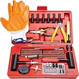 AUTOWN Flat Tire Repair Kit with Air Compressor 54 Pieces for Car,...