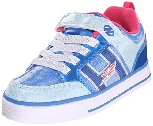 Heelys unisex-child Bolt Plus X2 Sneaker, Ice Blue/Silver/Pink, 2 M US...