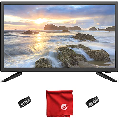 Sansui 24-Inch 720p HD LED Smart TV, HDMI, WiFi, USB Bundle with Cable...