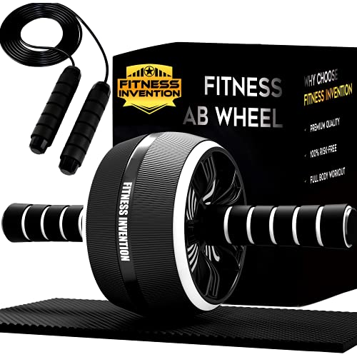 Ab Roller Wheel, Ab Wheel Roller & Jump Rope, Ab Roller for Abs...