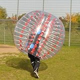 Holleyweb Red Bubble Soccer Ball Dia 5' (1.5m) Human Inflatable Bumper...
