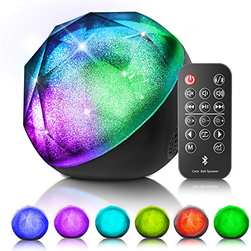 VersionTECH. LED Bluetooth Speaker Colorful Wireless Loud Speaker with...
