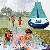 TEAM MAGNUS 31ft XL Slip and Slide - Heavy Duty Inflatable Slide with...