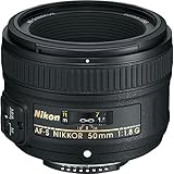 Nikon AF-S FX NIKKOR 50mm f/1.8G Lens with Auto Focus for Nikon DSLR...