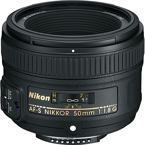 Nikon AF-S FX NIKKOR 50mm f/1.8G Lens with Auto Focus for Nikon DSLR...