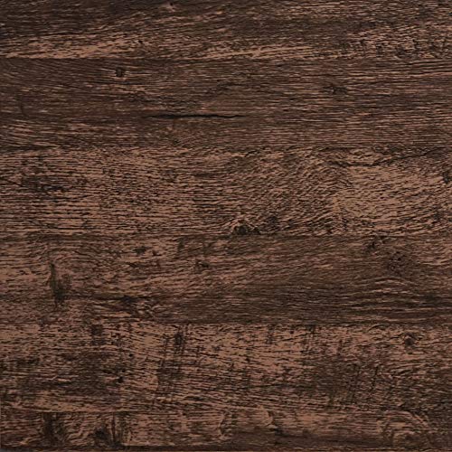 Dimoon Wood Wallpaper Brown Dark Wood Contact Paper Brown Wood Plank...