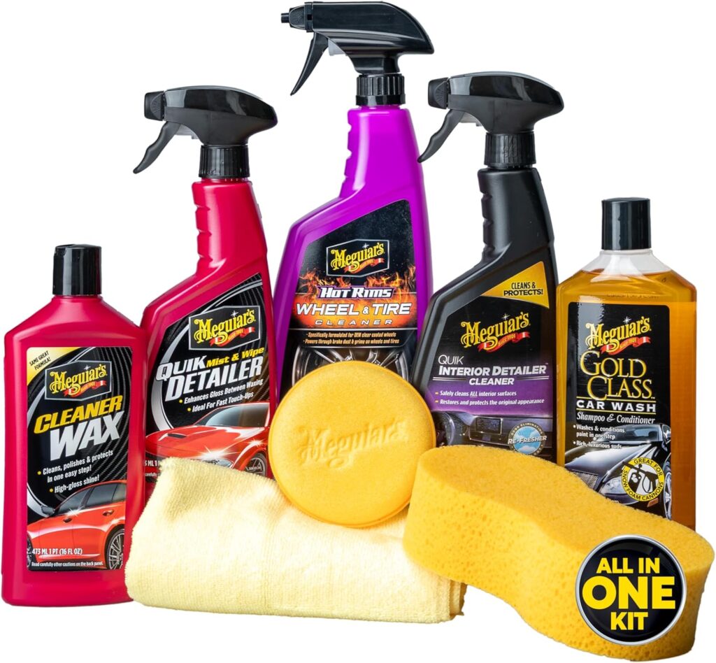 MEGUIAR’S G55012 Classic Wash and Wax Kit