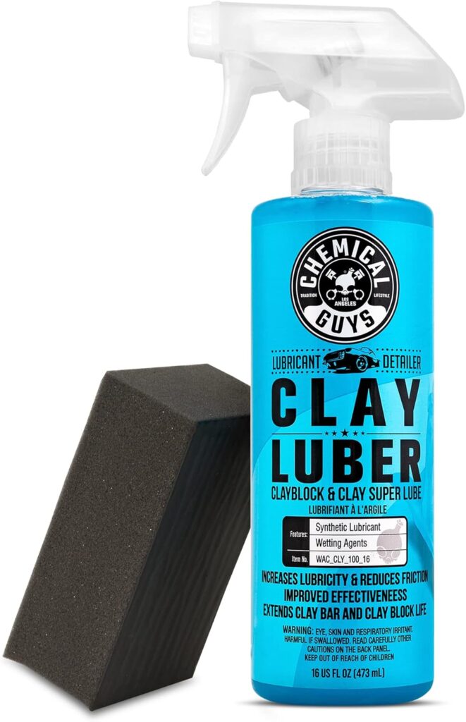 Chemical Guys Clay Block Kit V2 and Luber Surface Cleaner – Effortless Decontamination