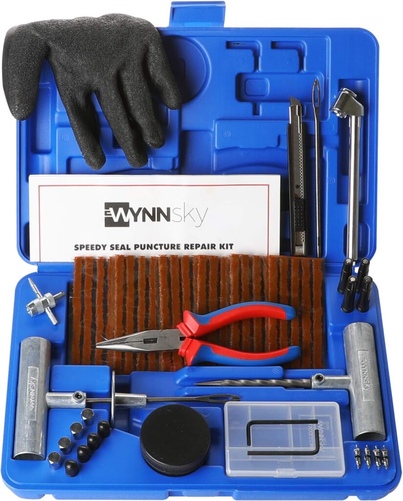 WYNNsky Universal Tire Repair Kit – Reliable Flat Tire Fix for Everyday Drivers