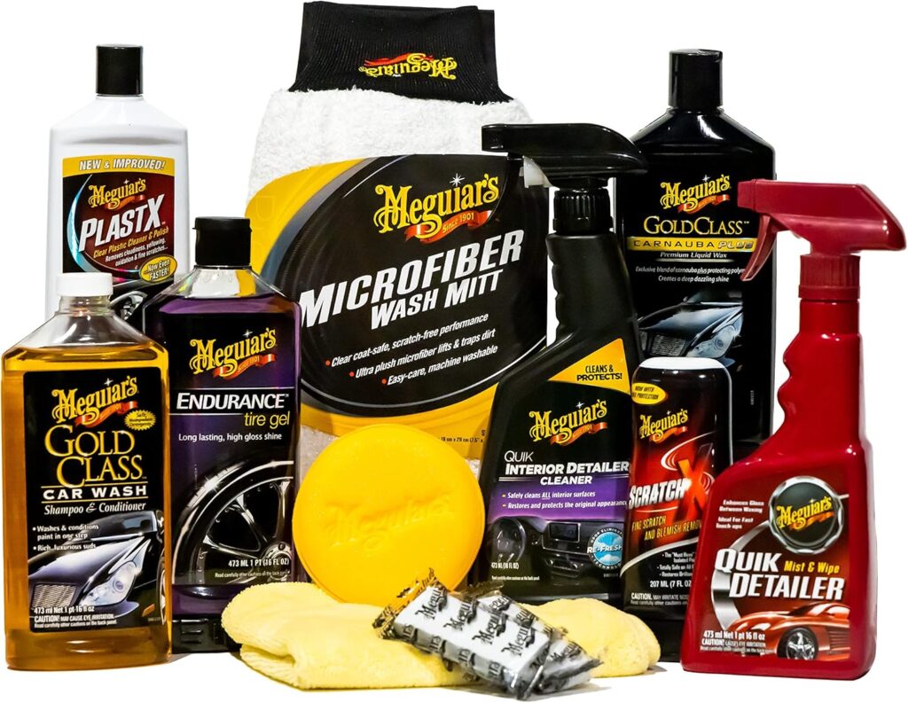 Meguiar’s G55032SP Complete Car Care Kit – All-in-One Detailing Solution