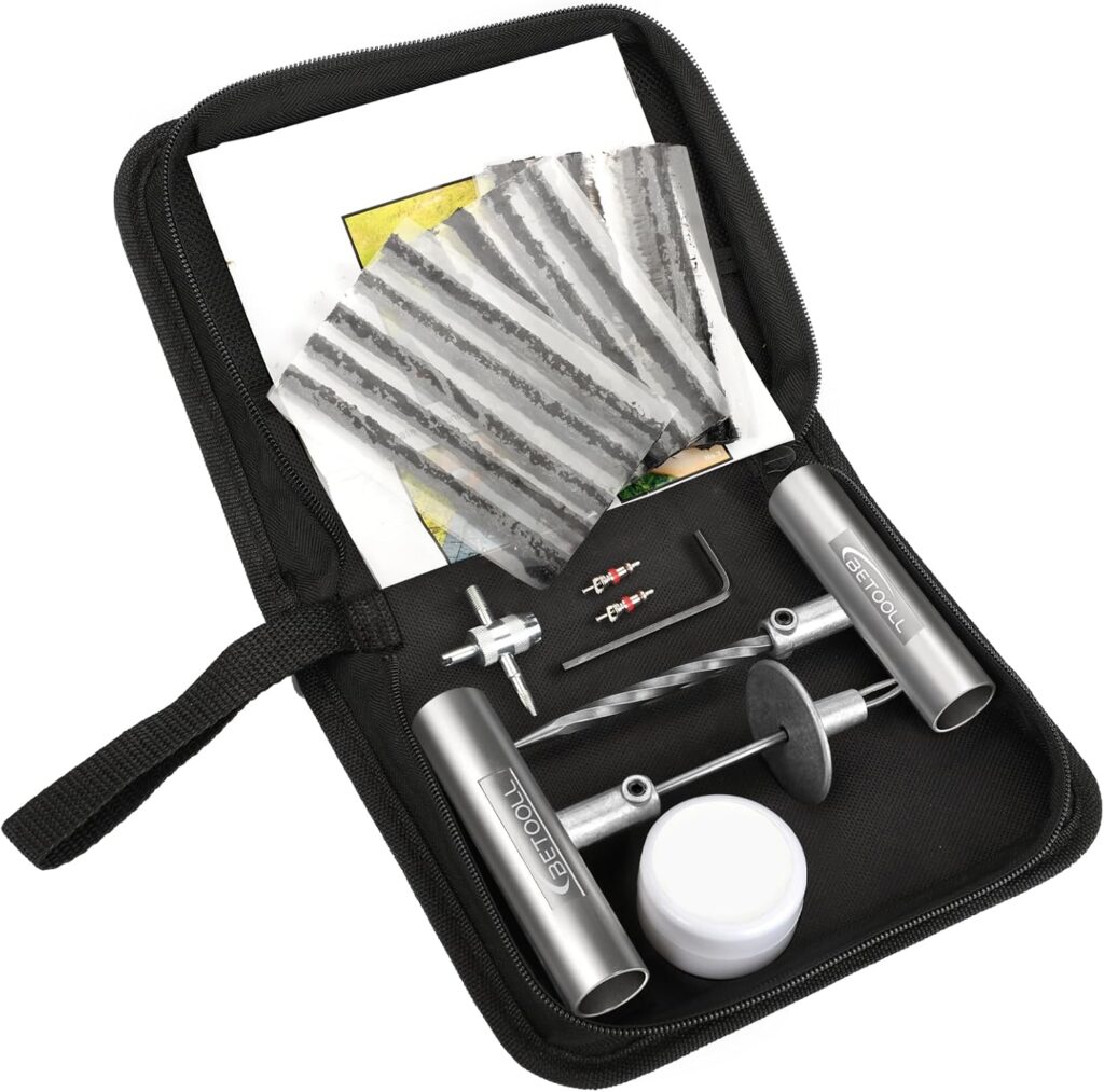 BETOOLL Tire Repair Kit 22 Pcs for Car – Compact and Sturdy Tire Plug Solution