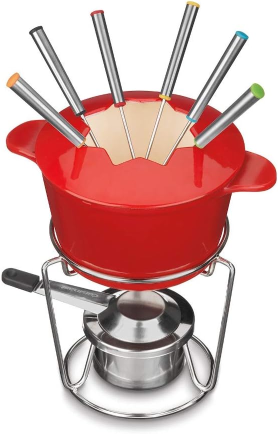 Cuisinart FP-115RS Cast Iron Fondue Set