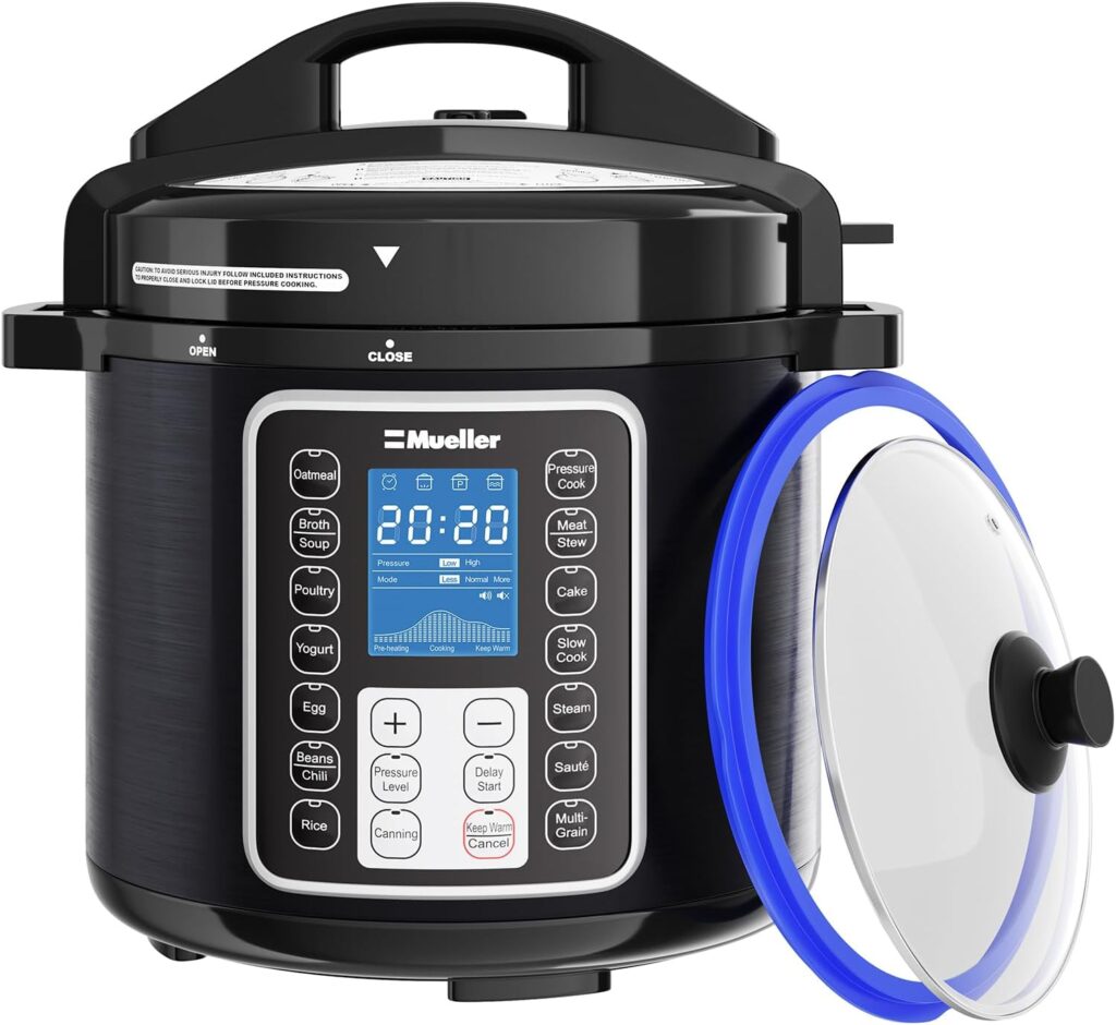 Muller 6 Quart Pressure Cooker 10-in-1