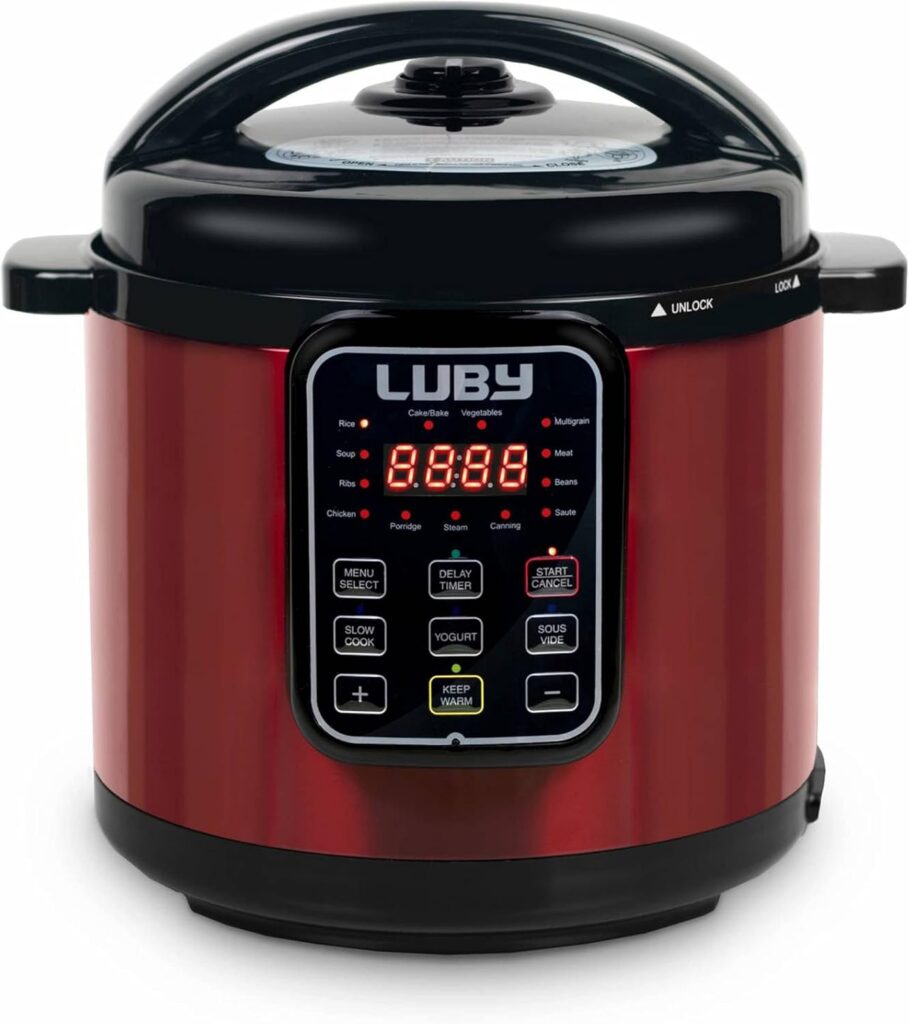 Luby Electric Pressure Cooker 6 Quart
