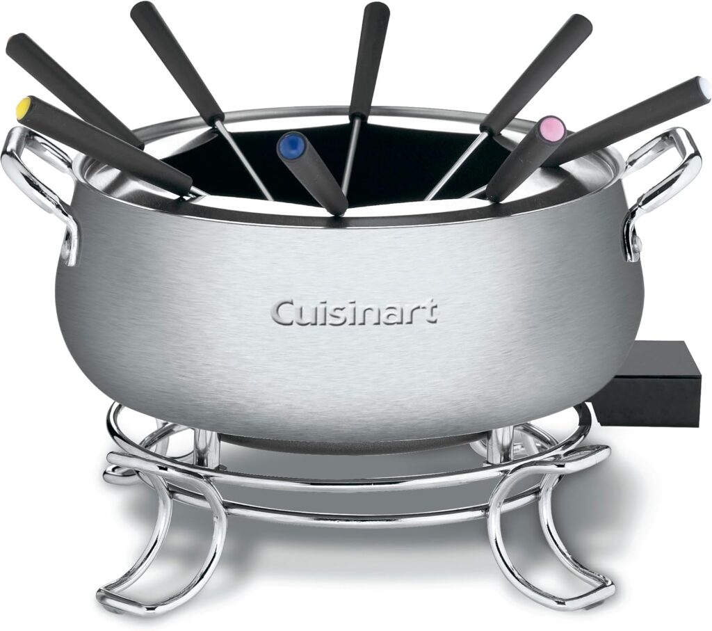 Cuisinart CFO-3SS Electric Fondue Maker – Stainless Steel Classic