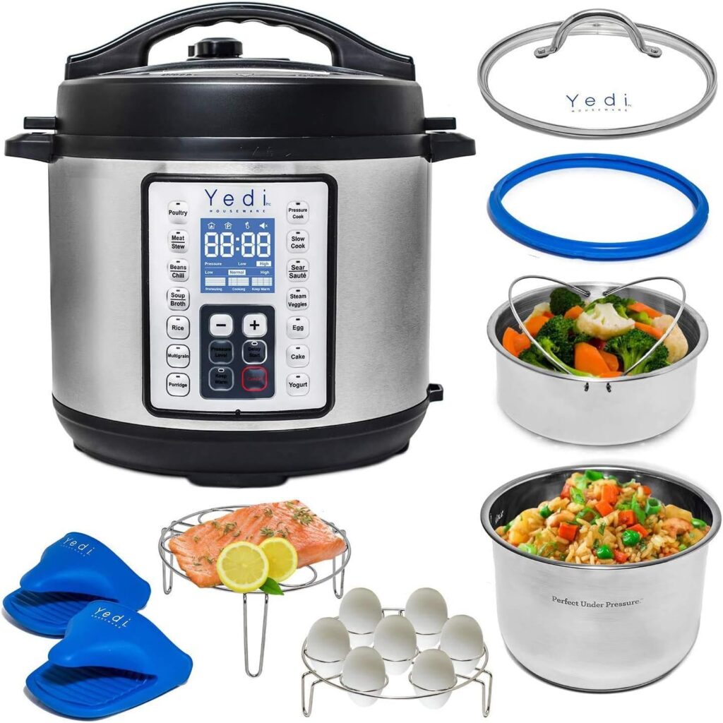 Yedi 9-in-1 Total Package Instant Programmable Pressure Cooker